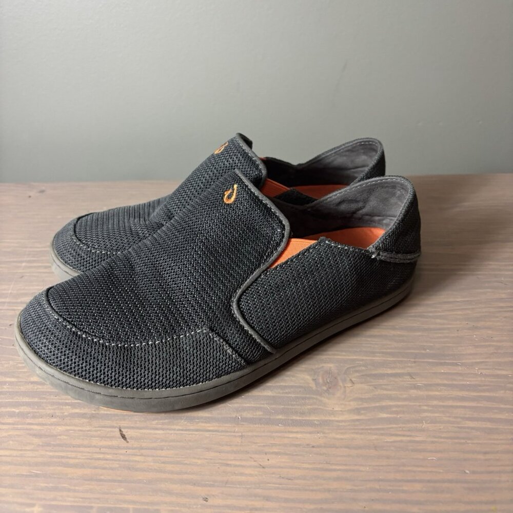 Olukai Kids Nohea Mesh Boys B Dark Shadow/Blaze Size B5 - Picture 7 of 8